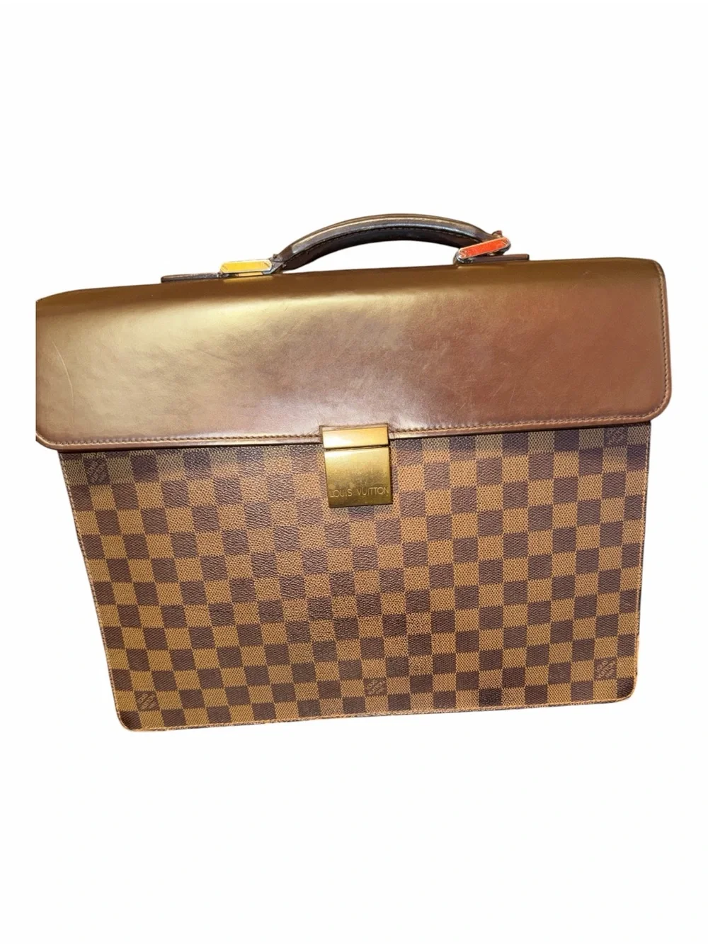 Louis Vuitton Vintage Damier Ebene Altona GM Briefcase Bag